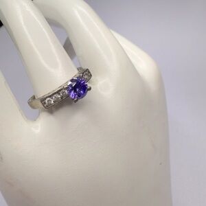 Purple stunning Pandora ring